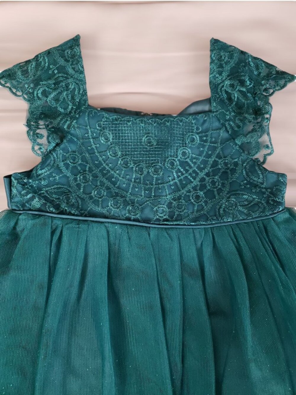 NWT Kensie Girl Teal Green Midi Dress - Size 4 - Picture 4 of 8
